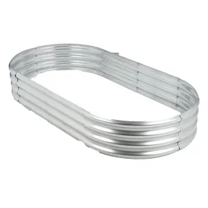 Raised Garden Bed, 6x3x1 FT Raised Beds For Galvanized, Metal Planter Boxes Outdoor For Vegetables, Flowers, Herbs, and Succulents