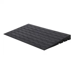 24x42x3 Inch - Heavy Duty Rubber Curb Ramp 4.1" Rise Height for Driveways - Trucks, Buses, Wheelchairs