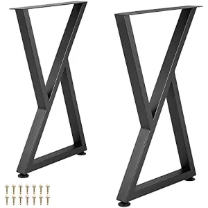 Square Tube Table Legs - 28 Inch Replacement Legs for Coffee Table, Sturdy and Durable, Perfect for Dining Tables, Set of 2