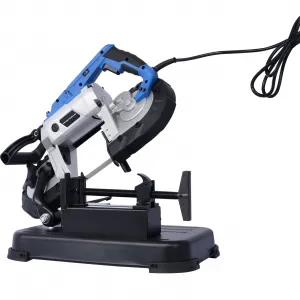 High Performance Portable Band Saw 10A 1100W Motor 5" Cutting Capacity Stainless Steel Base Woodworking Metalworking