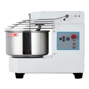 10Qt Commercial Food Mixer, 650W Dual Rotating Dough Kneading Machine with Touch Screen, Timer & Safety Shield for Bakery & Restaurant