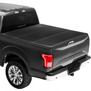 Hard Tri-Folding Truck Bed Tonneau Cover Compatible with 2019-2024 Chevrolet Silverado/GMC Sierra 1500 5.8 Ft Bed