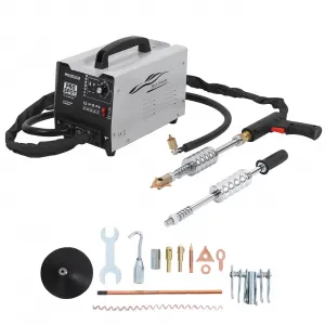 Stud Welder Dent Repair Kit - 110V Spot Welding Machine with Slide Hammer Dent Puller, Professional Dent Removal Kit for Auto Body Dent Repair, Electric Dent Puller Machine 6 Welding Modes