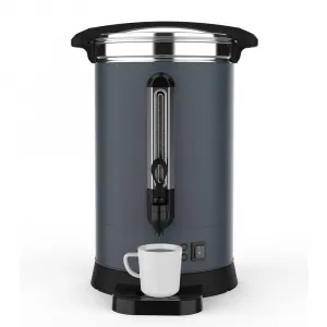120 Cups Coffee Urn,18L/4.8 Gallon Double Wall Commerical Coffee Maker for Buffet Catering Wedding Gathering,Large Capacity Hot Coffee Dispenser,Stainless Steel Hot Water Urn