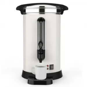 120 Cups Coffee Urn,18L/4.8 Gallon Double Wall Commerical Coffee Maker for Buffet Catering Wedding Gathering,Large Capacity Hot Coffee Dispenser,Stainless Steel Hot Water Urn