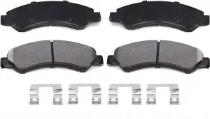 rear Brake Pads with Hardware, 4 PCS Ceremic Brake Pads Set fit for BMW 528i xDrive 2009-2010 All Models, BMW X5 2014-2015 sDrive35i, xDrive35d, xDrive35i