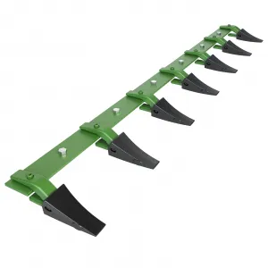 72" Heavy-Duty Steel Bucket Tooth Bar for Tractor Loader, 4,560 Lbs Load Capacity, Removable Teeth, Powder Coated, Fits 1/2" Cutting Edges, Effortless Installation, Excavation Use