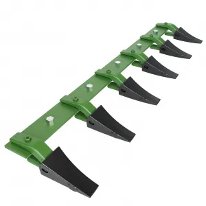 48" Steel Bucket Tooth Bar for Tractor Loader, 4,560 Lbs Load Capacity, Removable Teeth, Powder Coated, Fits Cutting Edges ≤1/2",  Effortless Installation, Excavation Use