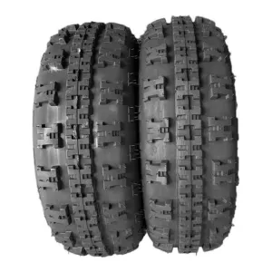 AT21x7-10-4PR ATV Tires, All Terrain ATV UTV Mud Trail Tires(Set of 2, Tubeless)