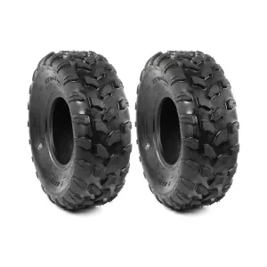 AT20x10-10-4PR ATV Tires, All Terrain ATV UTV Mud Trail Tires(Set of 2, Tubeless)