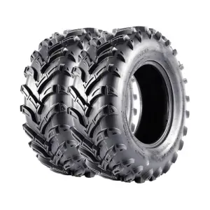 ATV 25x10-12 6PR QD137 All Terrain ATV Tires, Front 25x10-12, 6PR, 205/65-12, 25" 25x10x12 UTV Tire, Set Of 2