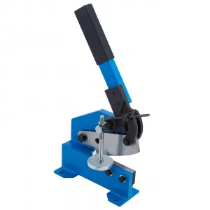 Benchtop Sheet Metal Shear 12 Inch, Manual Hand Plate Shear Cutting Thickness 1/4 Inch, High Precision Throatless Steel Metal Sheet Cutter for Shear Carbon Steel Plates and Bars