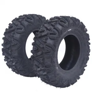 22x11-8 ATV Tires, 6PR All Terrain 22x11-8 TL ATV UTV Trail Sand Mud Off-Road Tires (Pack of 2, Tubeless)