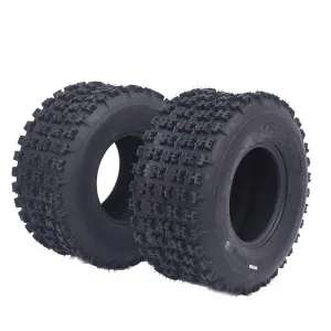 AT22x10-10-6PR TL EOS Tire - All Terrain 22x10x10 Tires, Rim 10x8, OD 22in, SW 10in, Max Load 355lbs each Tire, LCI/SI 44F