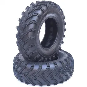 Set of 2 ATV Trail Tires 6PR Knobby Sport Tires, Tubeless - AT26x9-12-6PR TL MARS