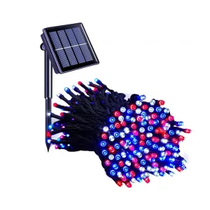 - Cadena de luces solares para decoración de Halloween, luces solares impermeables al aire última intervensión, luces LED para interiores para decoración de fiesta, patio, jardín, hogar