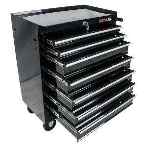 7-Drawer Metal Rolling Tool Chest with Wheels,Heavy Duty Tool Storage Cabinet with Locking System,Toolbox with Wheels for Garage, Warehouse, Workshop, Repair Shop