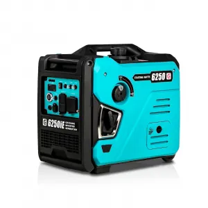 G6250 Portable Inverter Generator — 6250W Peak / 5800W Rated, 120V/60Hz, RV-Ready 30A, Ultra-Quiet