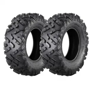 Set of 2 ATV Tires AT26x10-14 6PR ATV Tires, All Terrain ATV UTV Mud Trail Tires(Set of 2, Tubeless)