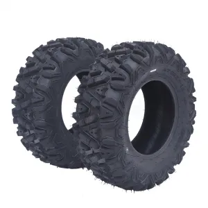 AT26x9-14-6PR TL ATLAS ATV Tires, 26x9-14 All Terrain ATV UTV Off-Road Tires(Set of 2, Tubeless)