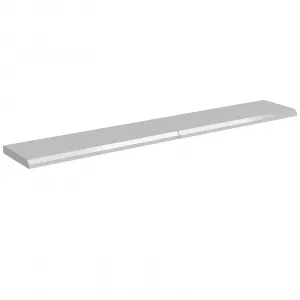 Folding Concession Shelf 72" x 12" - 304 Stainless Steel, Wall Mount, Drop Down, for Food Truck, BBQ, Restaurant
