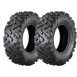 AT27x9-12-6PR TL ATLAS ATV Tires, 27x9-12 All Terrain ATV UTV Off-Road Tires(Set of 2, Tubeless)