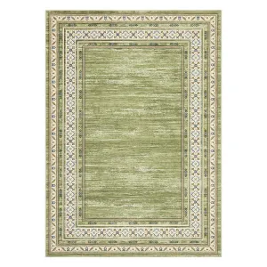 Soft Modern Area Rug - Washable Low Pile Carpet, Non-Slip & Mark Resistant - For Living Room, Bedroom, Dining Room - Green, 8x10ft