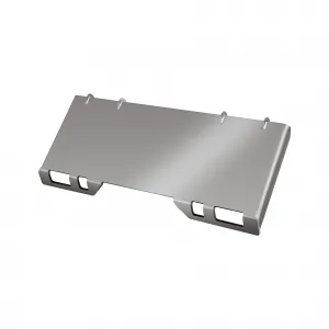 Heavy-Duty Skid Steer Mount Plate 1/2" Quick Tach, Industrial Steel, Rust-Resistant, Bolt-On/Weldable, Universal Fit for Tractors & Loaders
