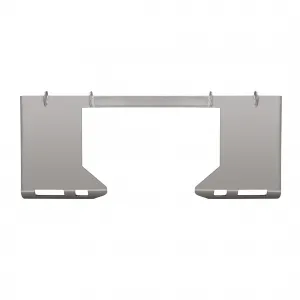 3/8" Skid Steer Attachment Plate Universal Quick Attach Mount Plate Compatible with Kubota, Skid Steers and Tractors