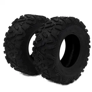 Set of 2 25x10-12 ATV/UTV Tires 25x10x12 6PR TL All-Terrain Tires