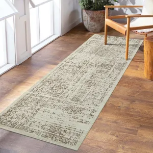 Hallway Runner Rug 2x6 - Brown Kitchen Rugs Non Slip Washable Soft Touch Carpet Runner Rug Stylish Rug Runner for Home Kitchen Bedroom