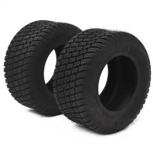 2 PCS 16x6.5-8 Lawn Mower Tires 4PR Turf Saver Lawn & Garden Tires for Garden Tractor Riding Mower, Tubeless