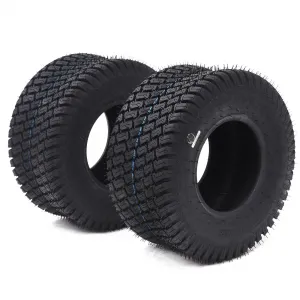 Lawn Mower Tires 18x8.50-8 4PR Turf Tires for Garden Tractor Riding Mower, Golf Cart Tires Tubeless Set of 2