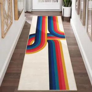 Hallway Runner Rug 2x6 - Modern Kitchen Rugs Non Slip Non-Shedding Washable Soft Touch Carpet Runner Rug Stylish Area Rug Runner for Home Kitchen Bedroom