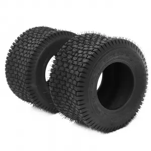 Lawn Mower Tires Turf Tires 20x8.00-8 4PR for Golf Cart Tires, Garden Tractor Riding Mower Tubeless Set of 2 - 13x6.50-6-4PR TL LG01