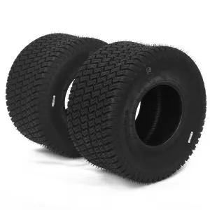 Lawn Mower Tires 20x10.00-8 4PR Turf Tires for Garden Tractor Riding Mower, Golf Cart Tires Tubeless Set of 2