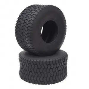18x8.50-12 Lawn Mower Tires Tubeless 4 PLY Durable Traction Stable Ride for Riding Mower Golf Cart Set of 2