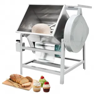 Commercial Dough Mixer 30 QT Electric Heavy Duty 110V 1500W 40RPM Stainless Steel for Restaurants Bakeries Schools
