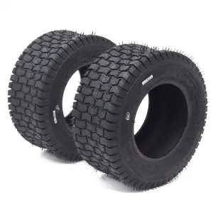 Lawn Mower Tires Turf Tires 20x8.00-8 4PR for Golf Cart Tires, Garden Tractor Riding Mower Tubeless Set of 2 - 16x6.50-8-4PR TL LG01