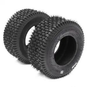 Lawn Mower Tires Turf Tires 13x5.00-6 4PR for Golf Cart Tires, Garden Tractor Riding Mower Tubeless Set of 2