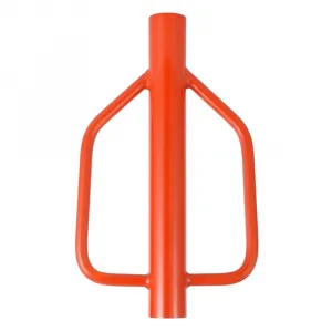18 Lbs Fence Post Driver Heavy-Duty Steel Handles Comfortable Grip Multi-Use for Fence and Sign Installation Orange