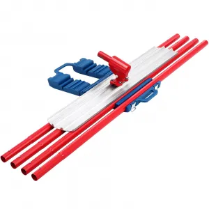 48" x 8" Magnesium Bull Float Kit – with Bracket & 4x71" Extendable Handles – Durable Alloy Concrete Finishing Tool