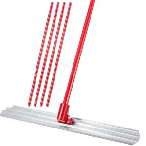46" x 8" Magnesium Bull Float Kit – with Bracket & 4x46" Extendable Handles – Lightweight Concrete Smoothing Tool