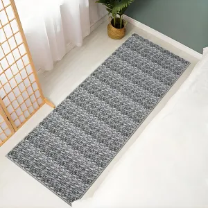 Modern Grey 2x6 Braided Washable Runner Rug for Hallway Non Slip Natural Entryway Runners Soft Indoor Farmhouse Rug Low Pile Kitchen Rug Runner Rustic Laundry Bedside Runner Rug