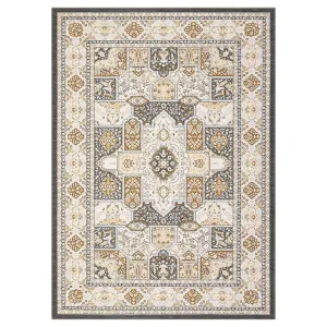 Area Rugs 8x10 for Living Room, Machine Washable Rugs Floor Carpet for Bedroom, Non-Shedding Vintage Rugs for Indoor High Traffic Areas, Low Pile Non-Slip Rug for Dining Room Office Home Decor