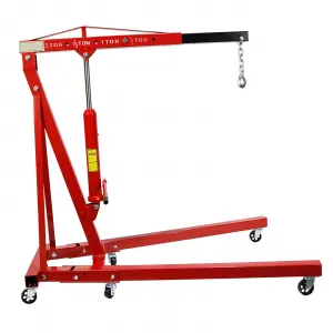2 Ton Folding Engine Hoist, 4400 LBS Lift for Shop Use