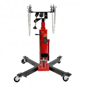 Transmission Jack 1100 LBS 2-Stage Hydraulic Telescopic Stand High-Grade Steel Precise Positioning Garage/Shop Lift Hoist