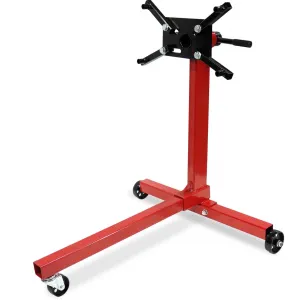 Rotating Engine Stand, 1000/750 LBS Capacity 360 Degree Rotating Head Adjustable Motor Stand with Arms and Caster Wheelsk
