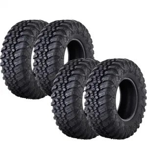 30X10-14 8PR ATV UTV All-Terrain Tires, Radial Non-Directional Tread, Set of 4 for 14 in Rims, Off-Road Performance