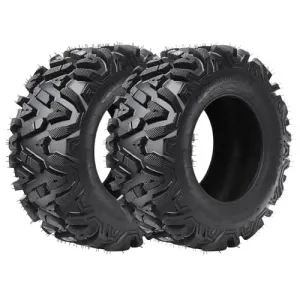 18x9.50-8 4PR QD518 ATV Tire - All Terrain 26x11x14 Tires, Rim 14 * 7, OD 26in, SW 11in, Max Load 465lbs each Tire, LCI/SI 54F - QD 18x9.5-8 6PR